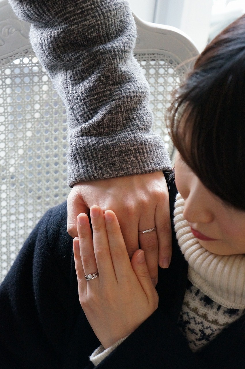 麗しの煌めきで　　婚約指輪・結婚指輪