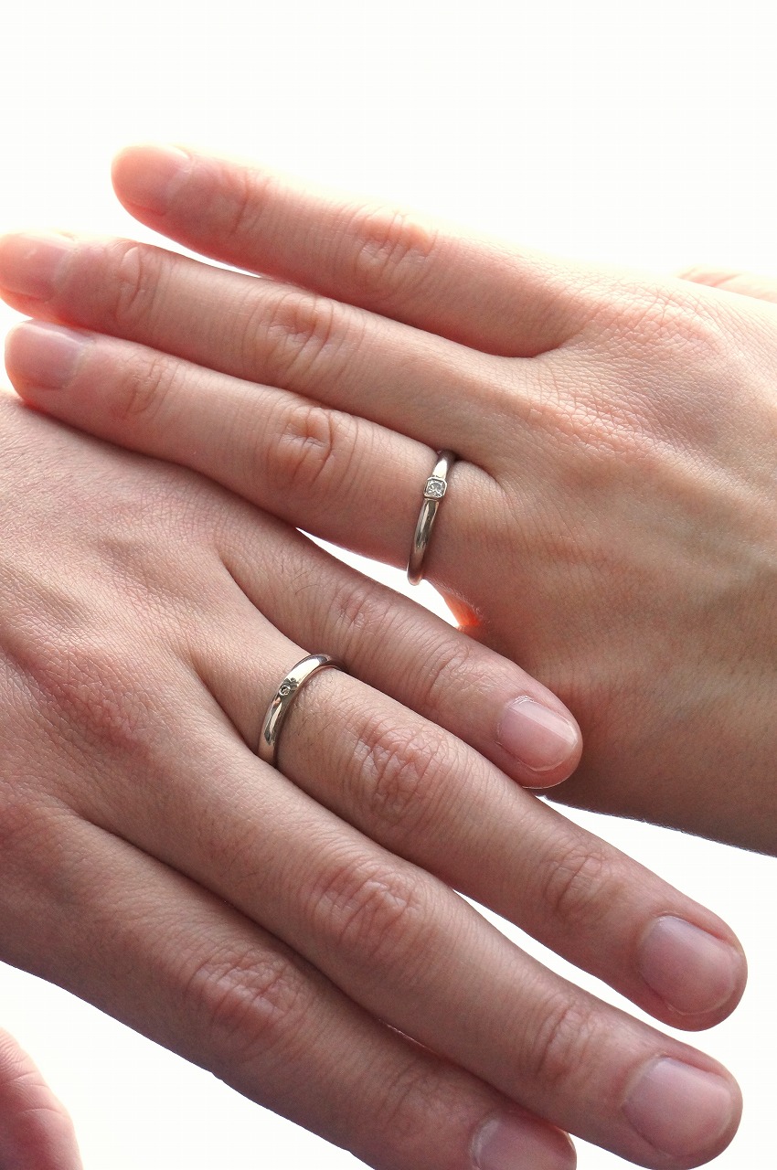 素敵なお二人の結婚指輪♪