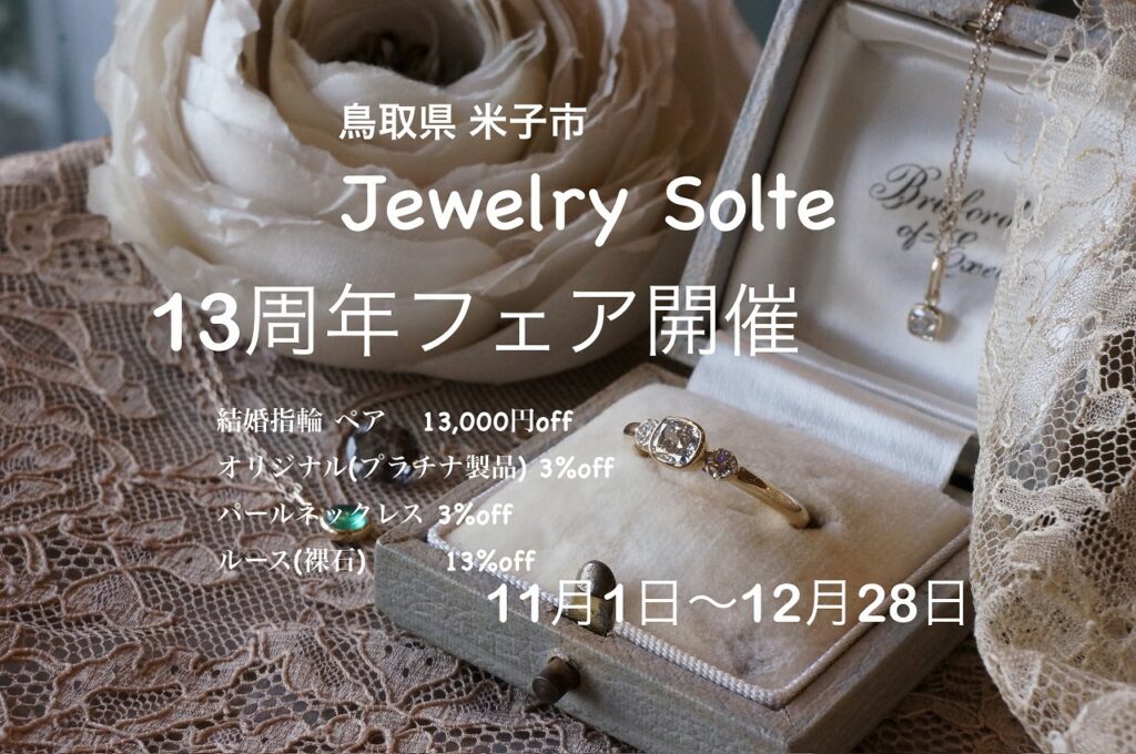 13周年フェア開催中（～１２/２８）