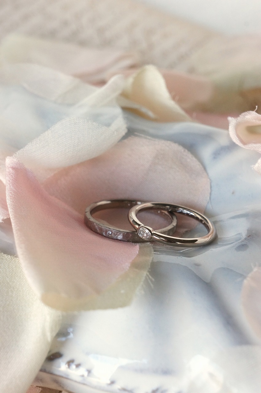 素敵なお二人の結婚指輪♪