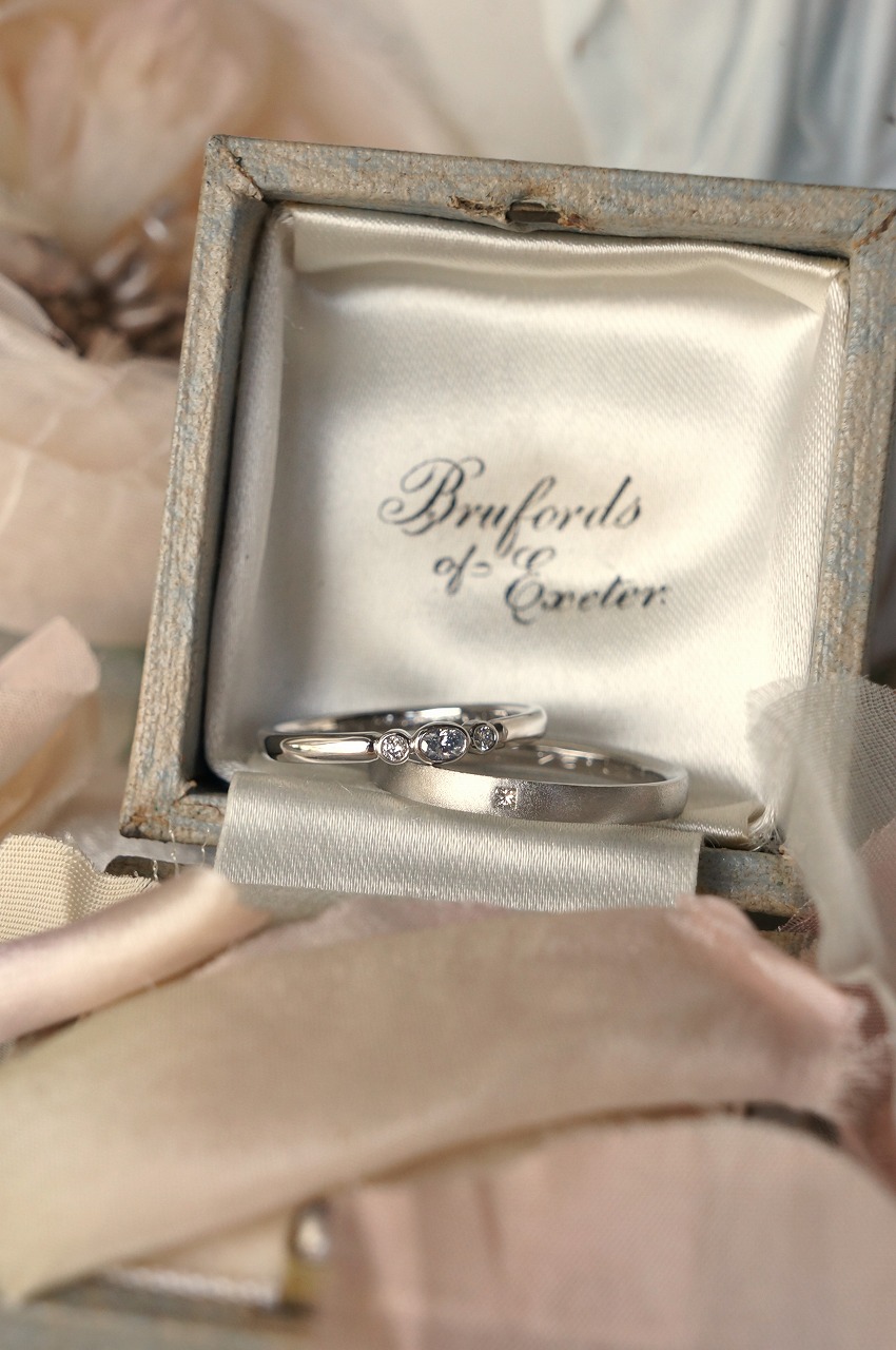 素敵なお二人の結婚指輪♪