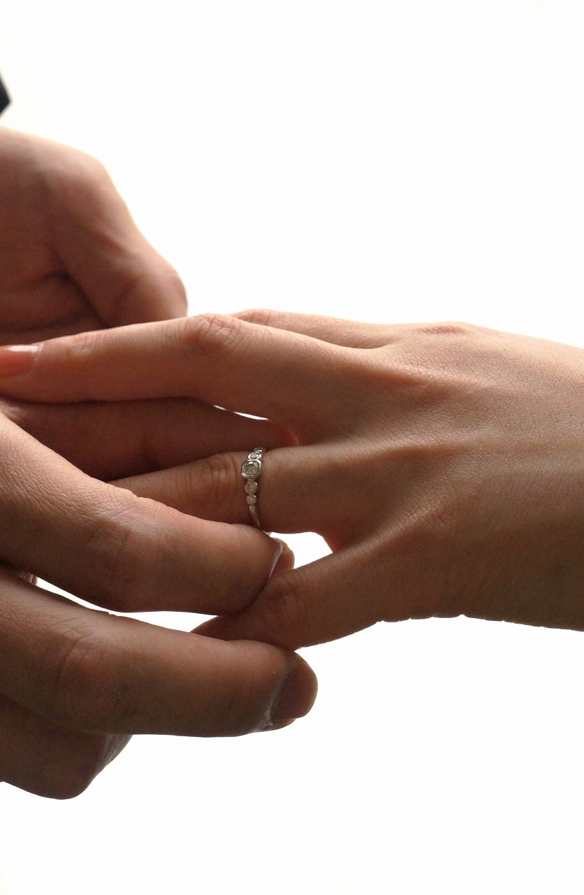 プロポーズの後のサイズ調整に♪