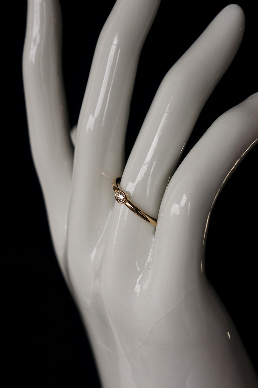ローズカットダイヤモンドの指輪♪